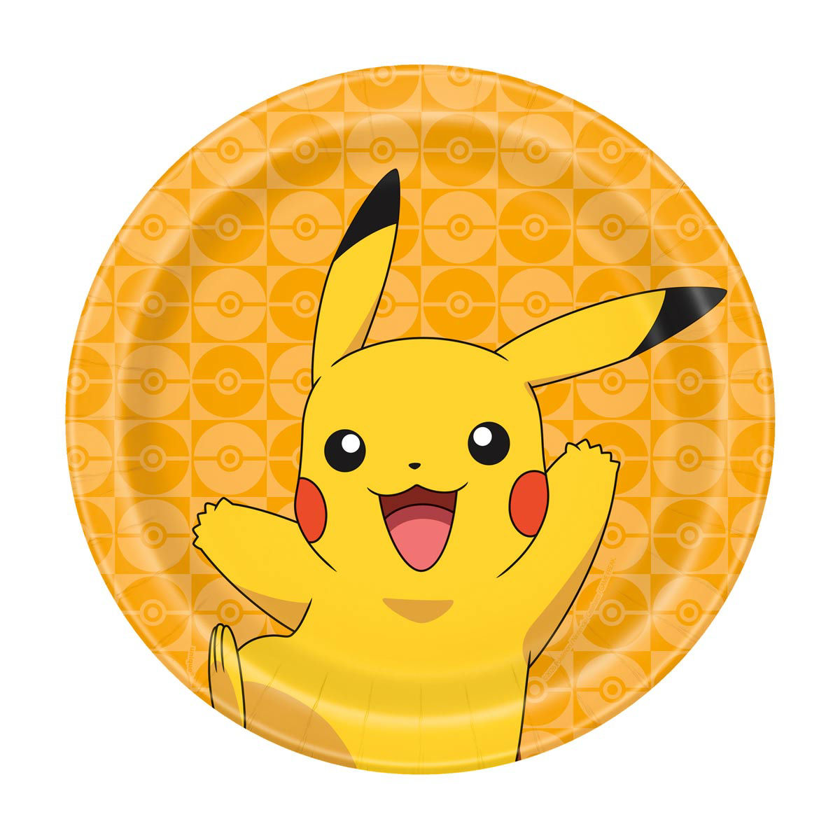 Pokémon Pikachu 9" Disposable Plate, 8 ct
