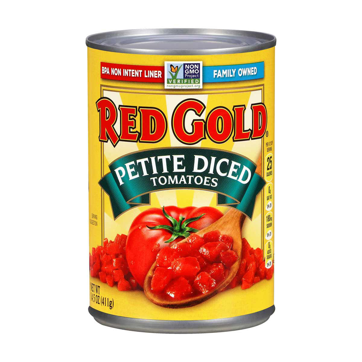 Red Gold Petite Diced Tomatoes Can, 14.5 oz