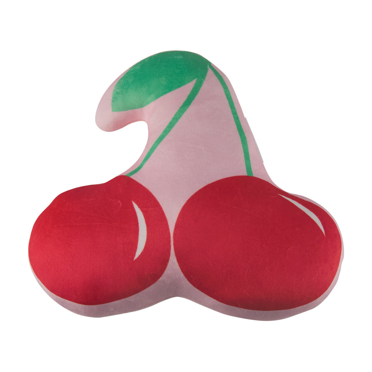 Cherries Shaped Toss Pillow