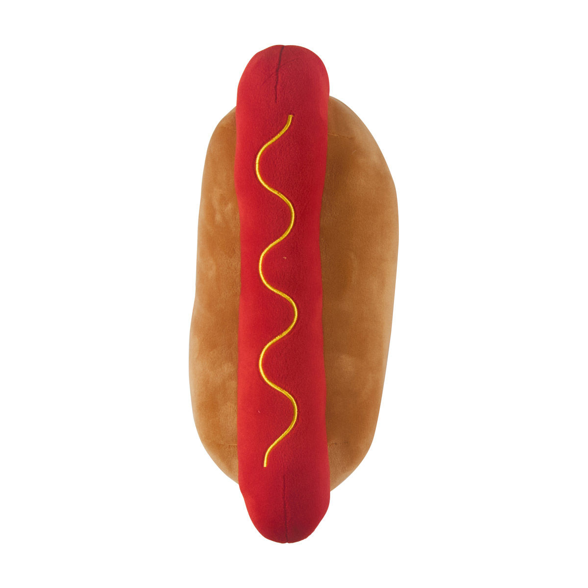 Hot Dog Shaped Toss Pillow