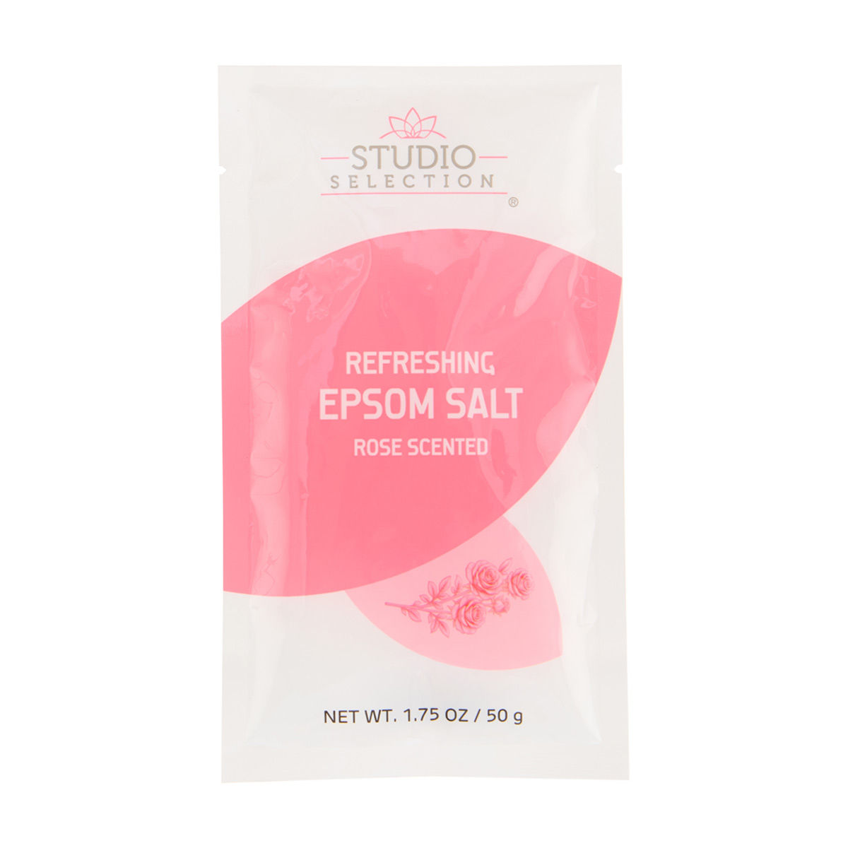 Studio Selection Refreshing Epsom Salt Bath Soak, Rose Scented, 1.75 oz