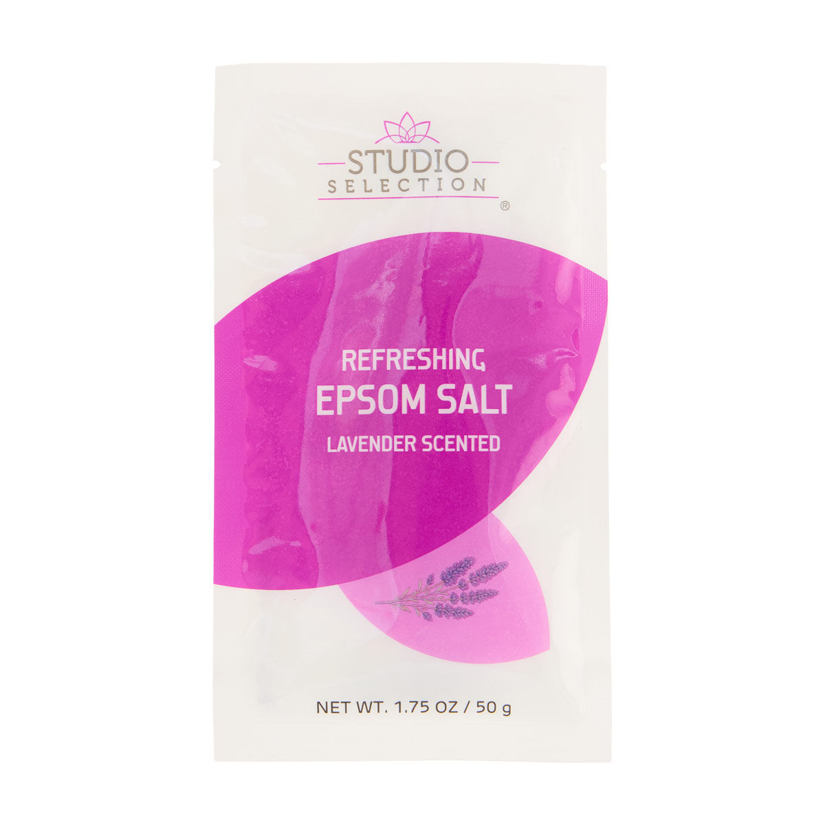 Studio Selection Refreshing Epsom Salt Bath Soak, Lavender Scented, 1.75 oz