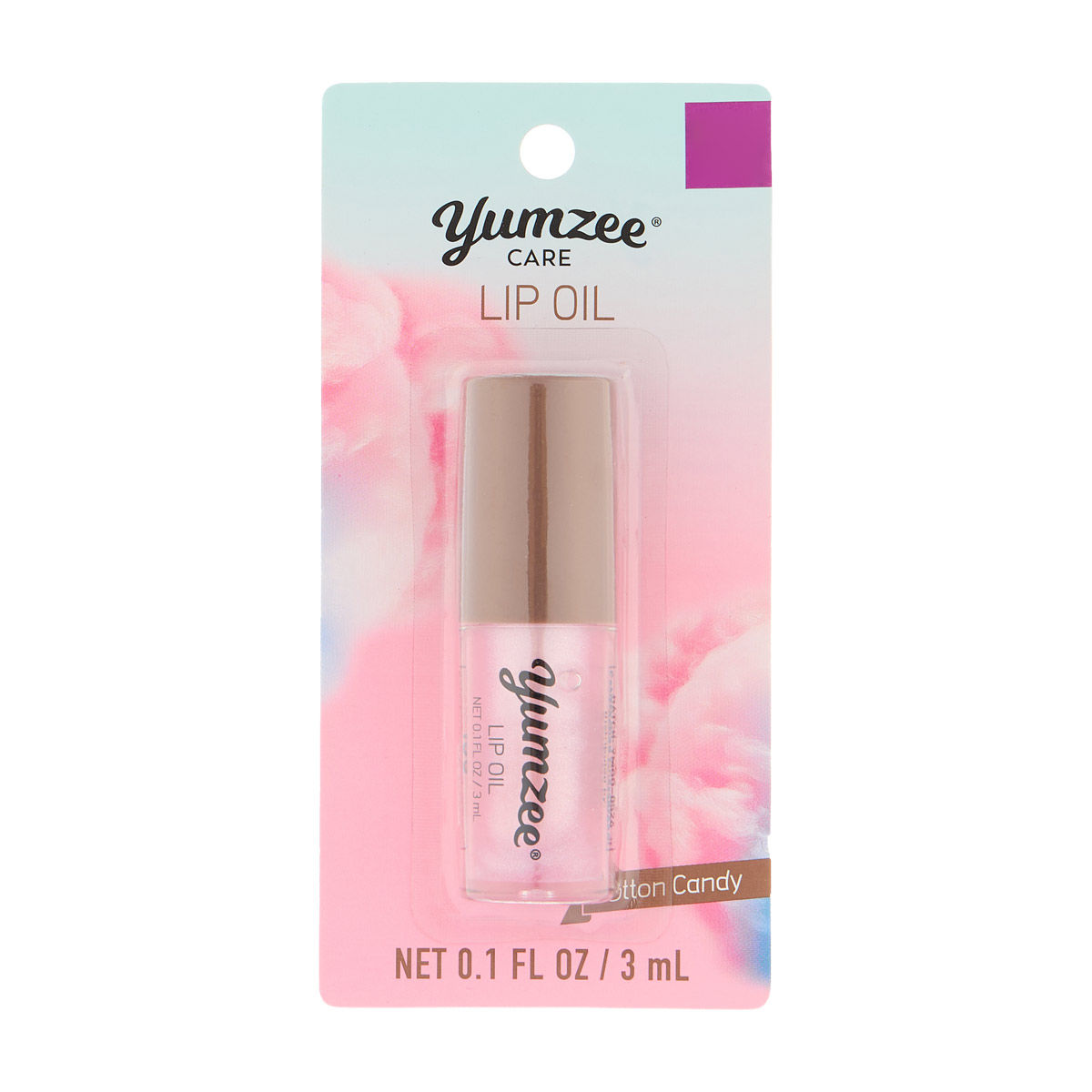 Yumzee Care Cotton Candy Scented Lip Oil, 0.1 fl oz