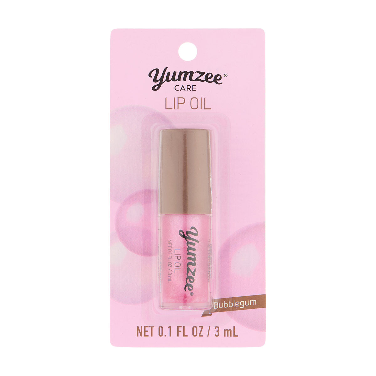 Yumzee Care Bubblegum Scented Lip Oil, 0.1 fl oz