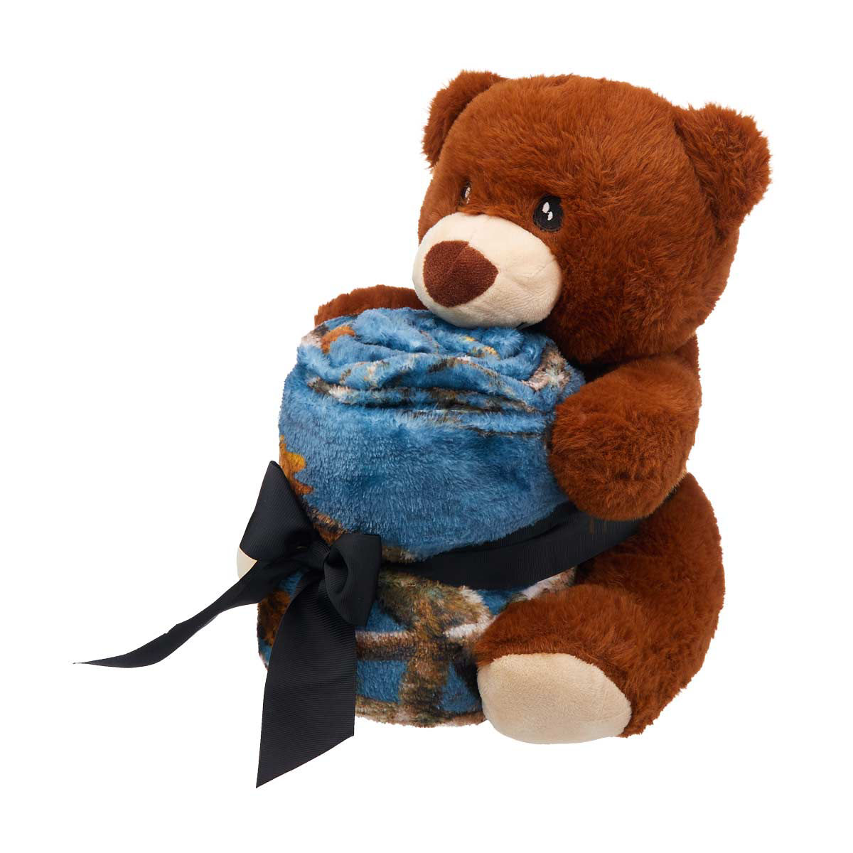 Fall Wildlife Bear Throw Blanket