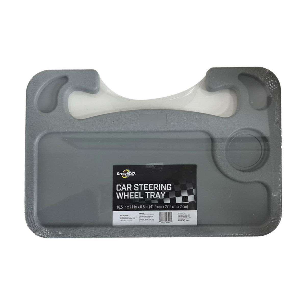 Drive MXD Gray Car Steering Wheel Tray, 16.5x11 in