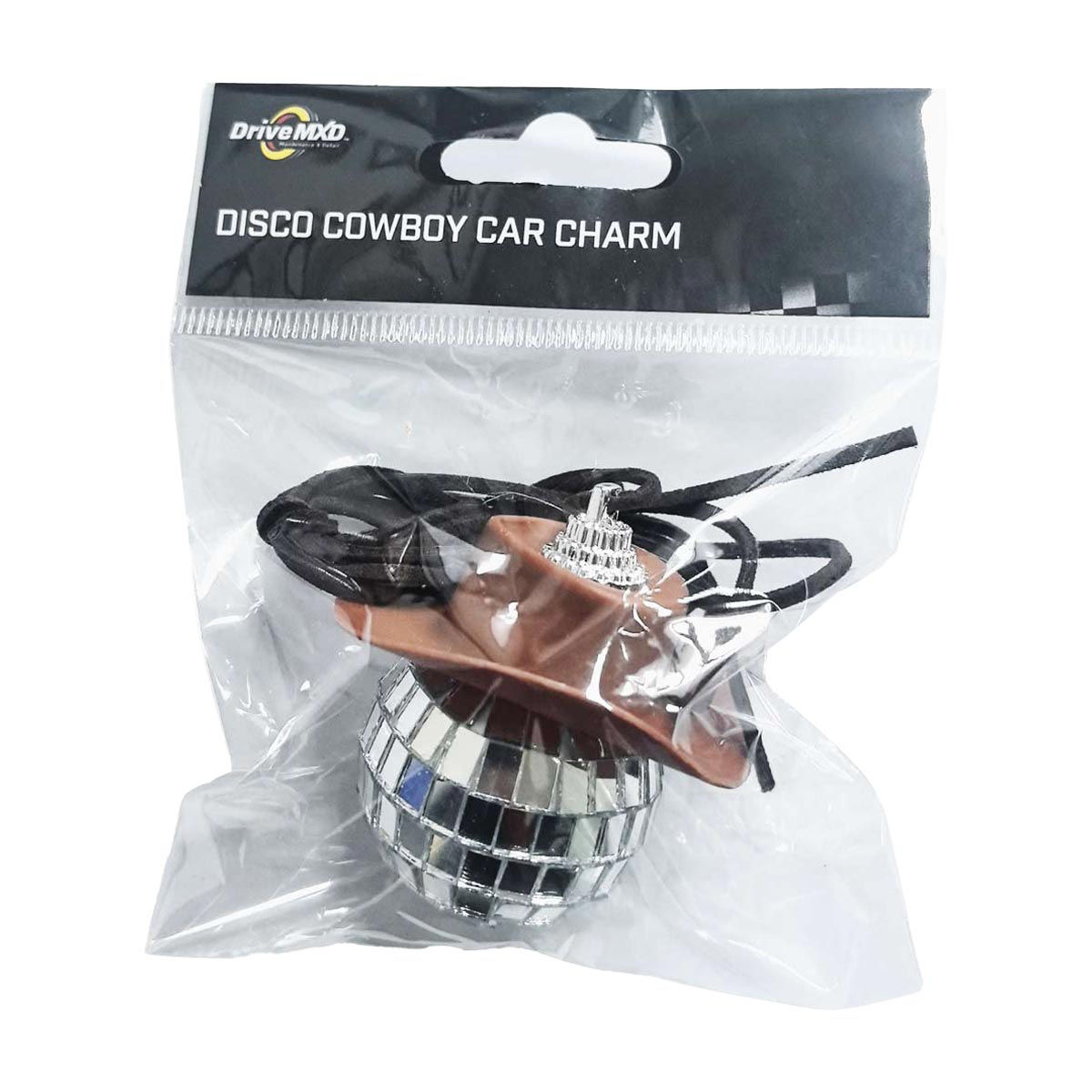 Drive-MXD-Disco-Cowboy-Car-Charm,-Brown