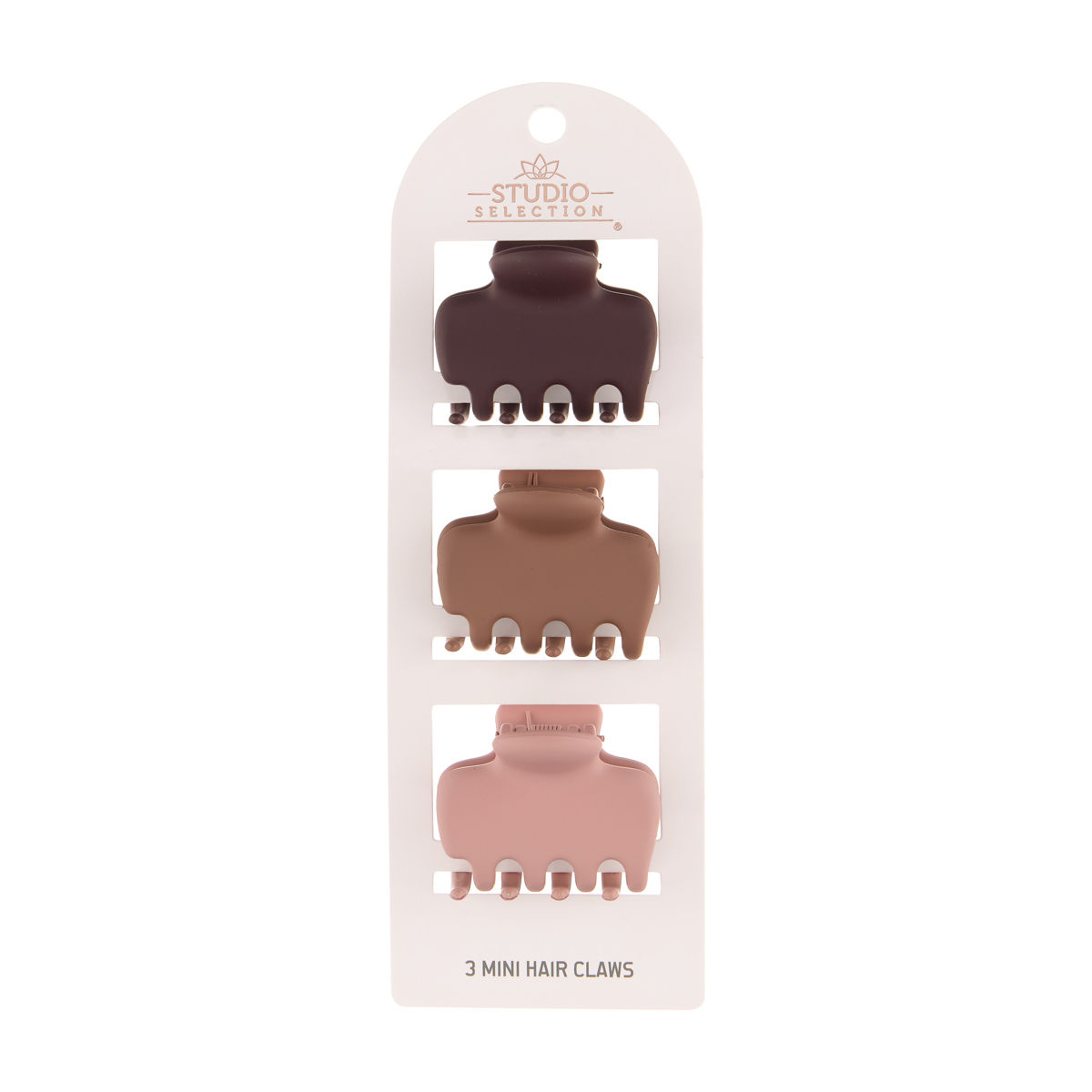 Studio Selection Mini Hair Claw Clip, 3 ct