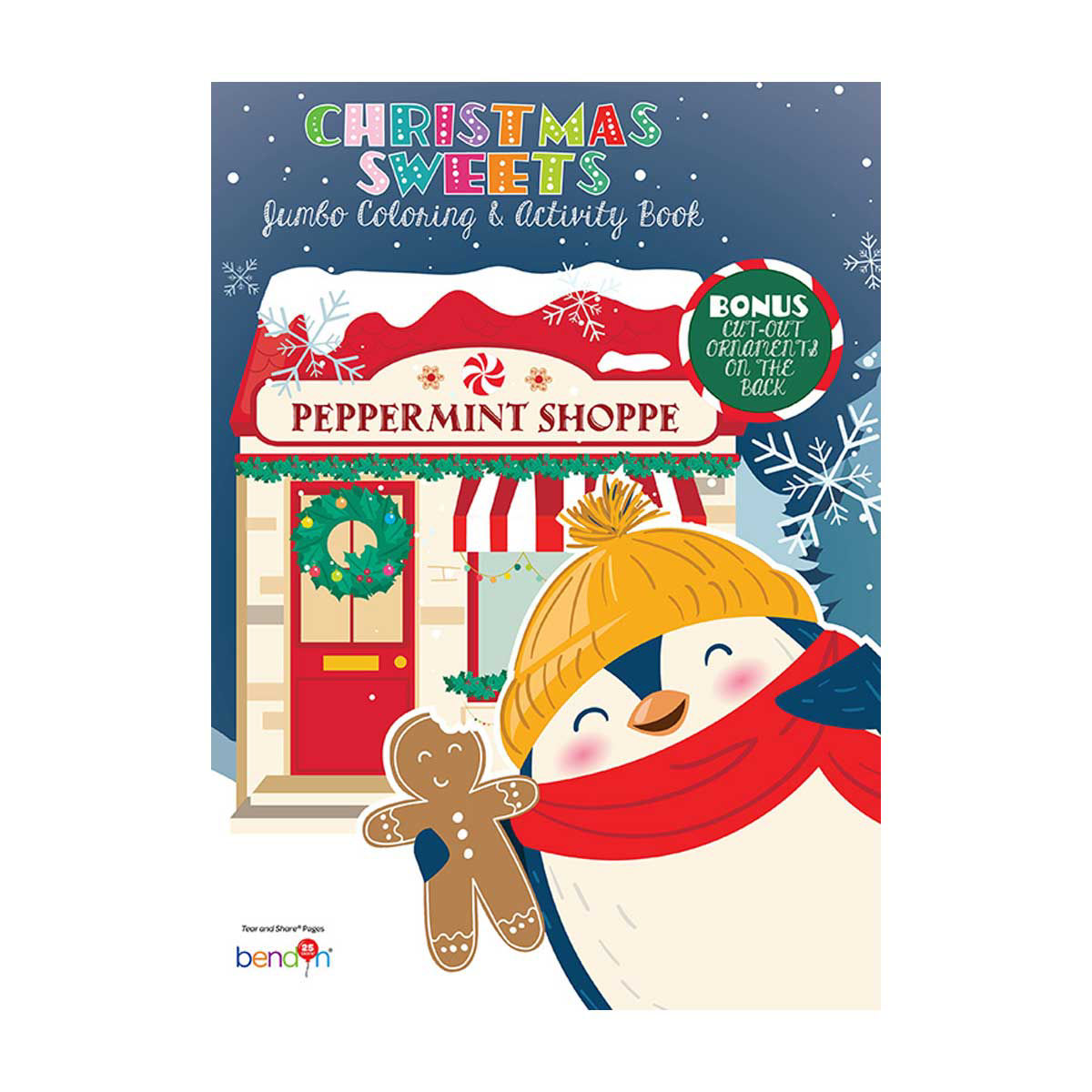 Bendon Christmas Sweets Jumbo Coloring & Activity Book