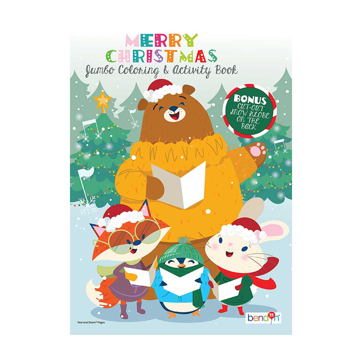 Bendon Merry Christmas Jumbo Coloring & Activity Book