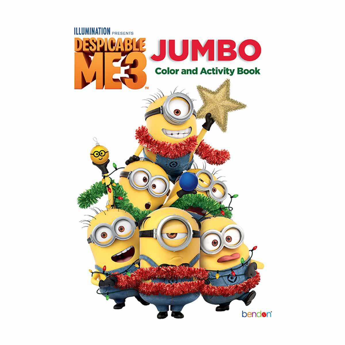 Despicable Me 3 Jumbo Color and Activity Book