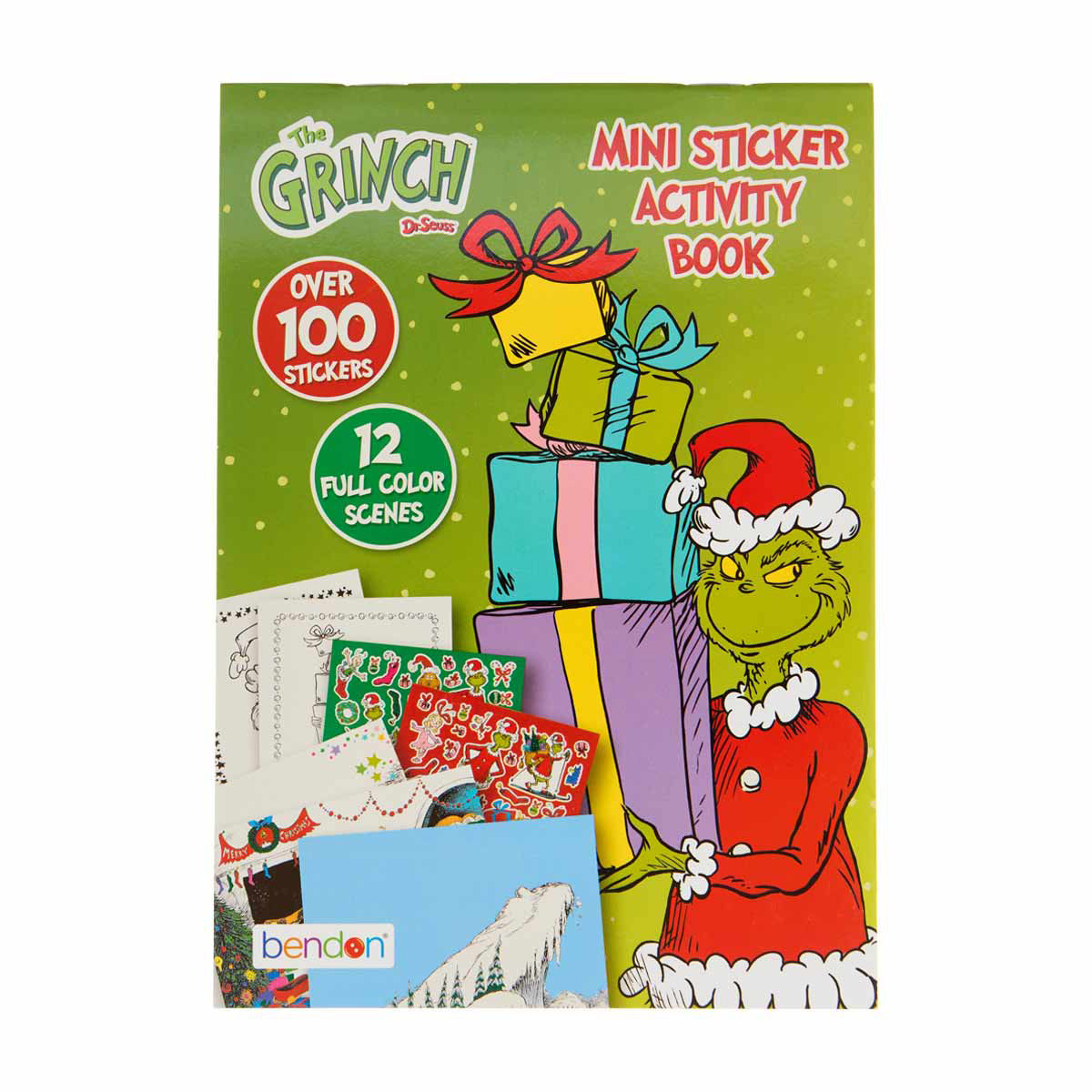The Grinch Mini Sticker Activity Book, Over 100 Stickers