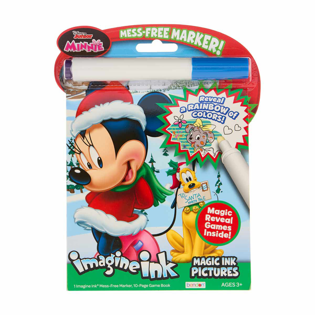 Disney Minnie Mouse Christmas Imagine Ink Magic Ink Picture Book