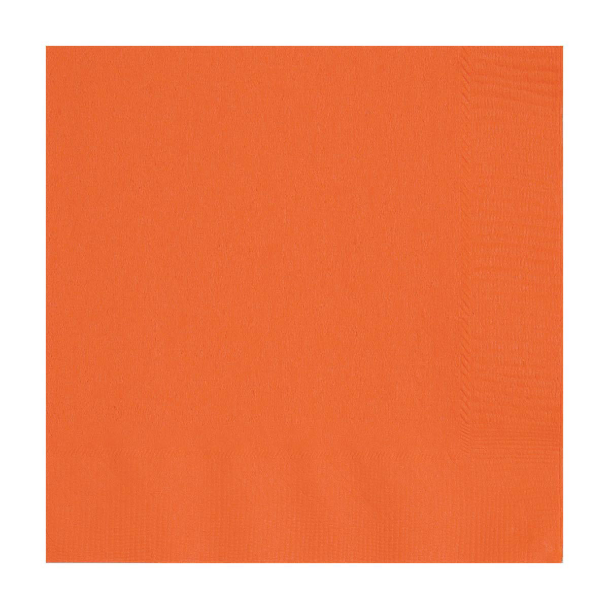 Orange Paper Lunch Napkins, 20 ct