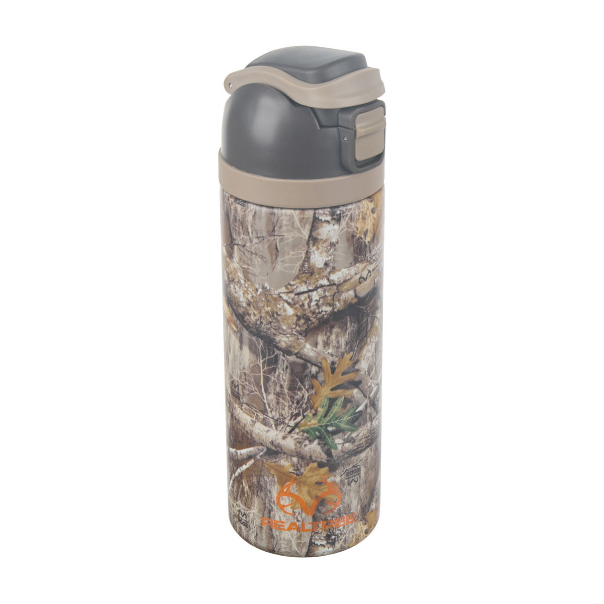 Realtree Fall Stainless Steel Brown Water Bottle, 24 oz