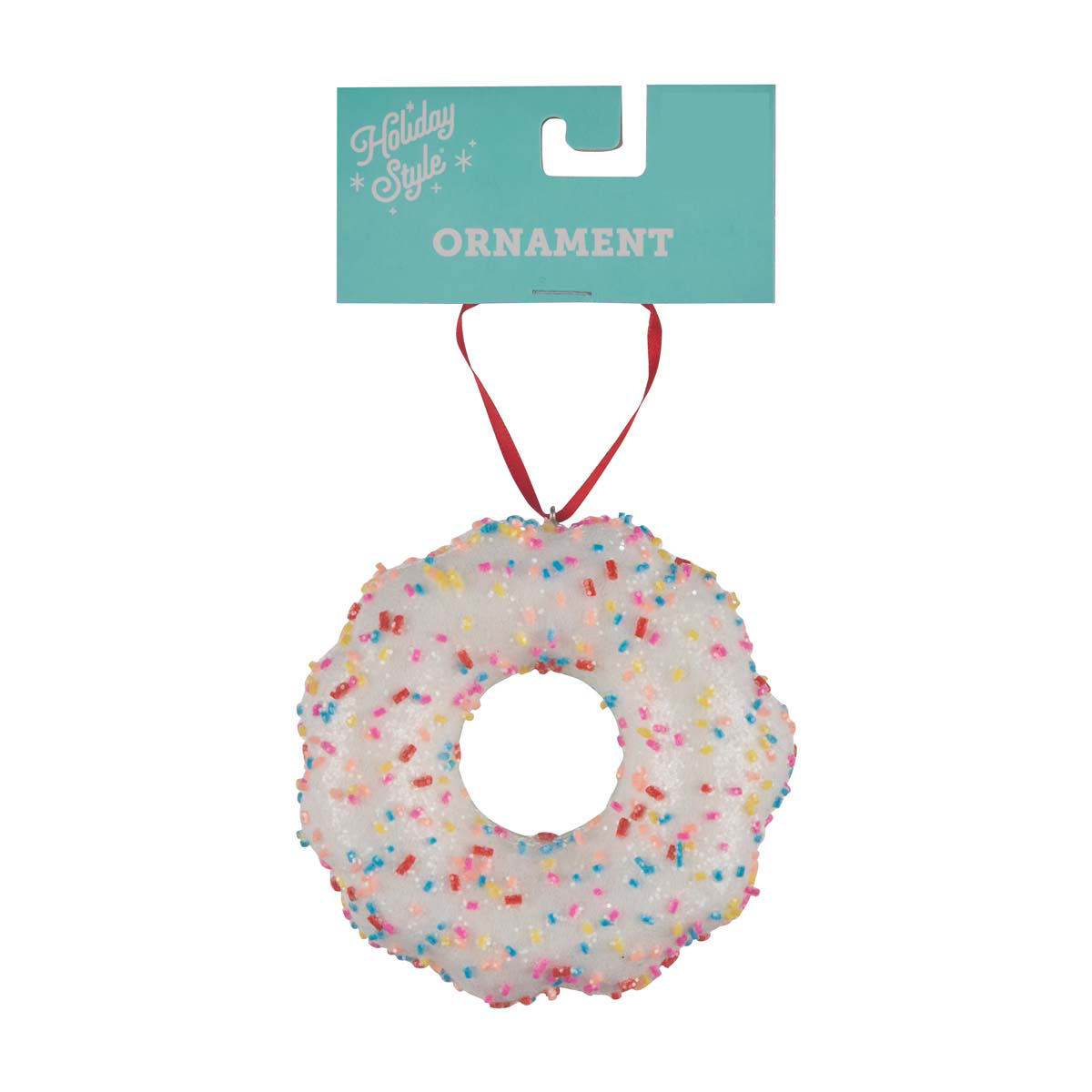 Holiday Style Christmas Sprinkle Donut Ornament