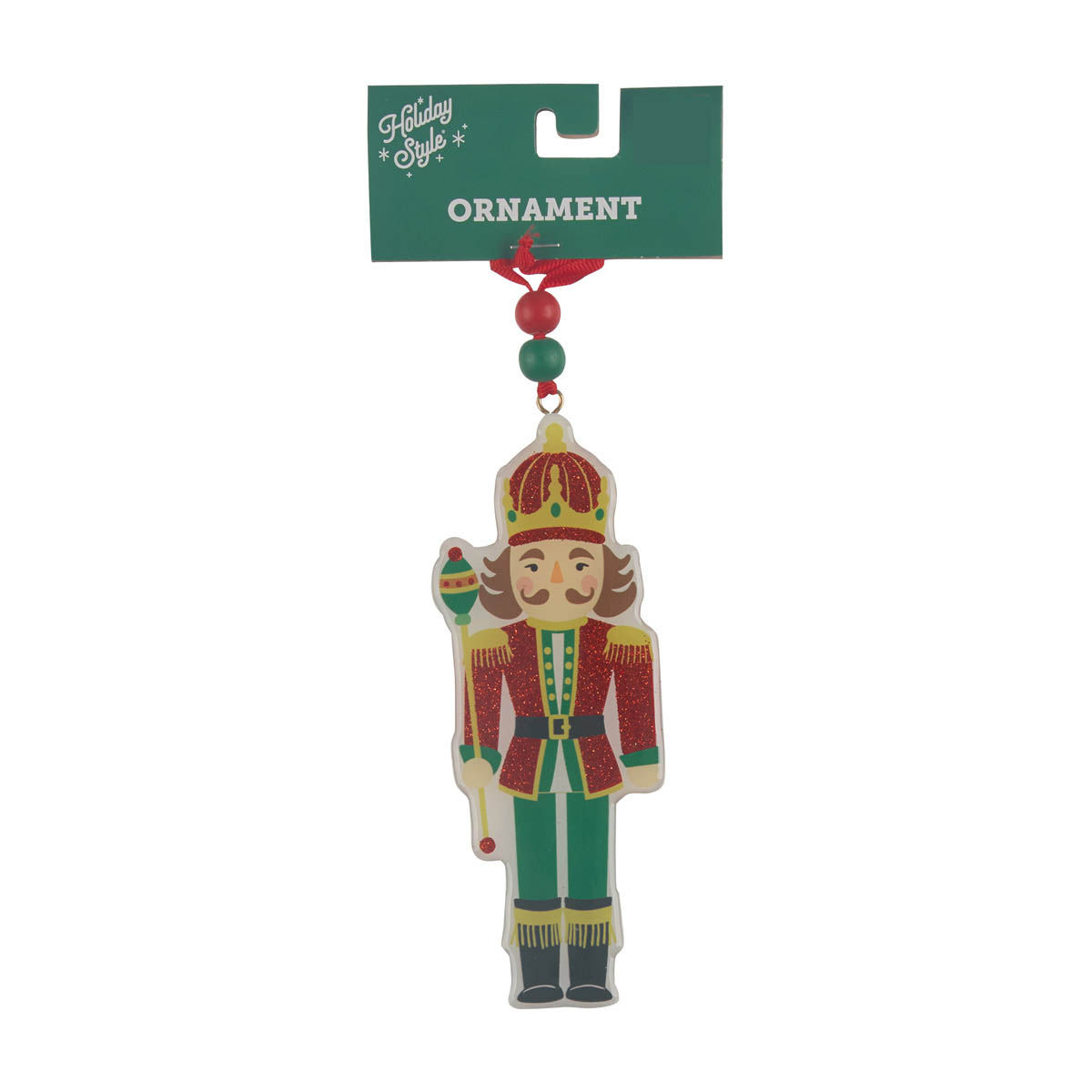 Christmas Acrylic Nutcracker Ornaments, 3 Assorted Designs