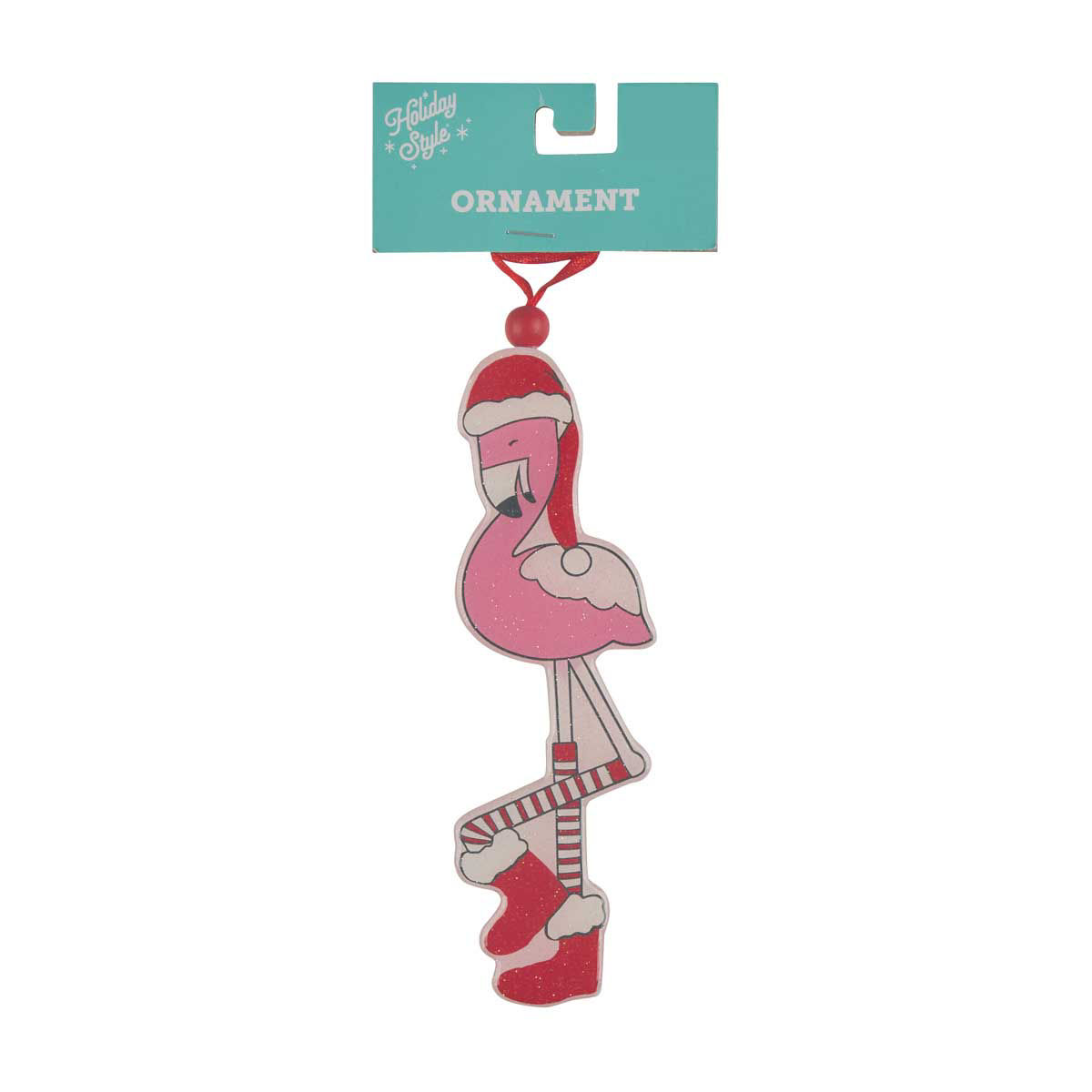 Holiday Style Christmas Retro Flamingo Ornament, 2 Assorted Designs