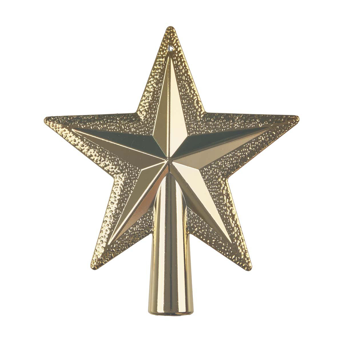 Christmas-Star-Shaped-Mini-Tree-Topper,-3-Assorted-Colors