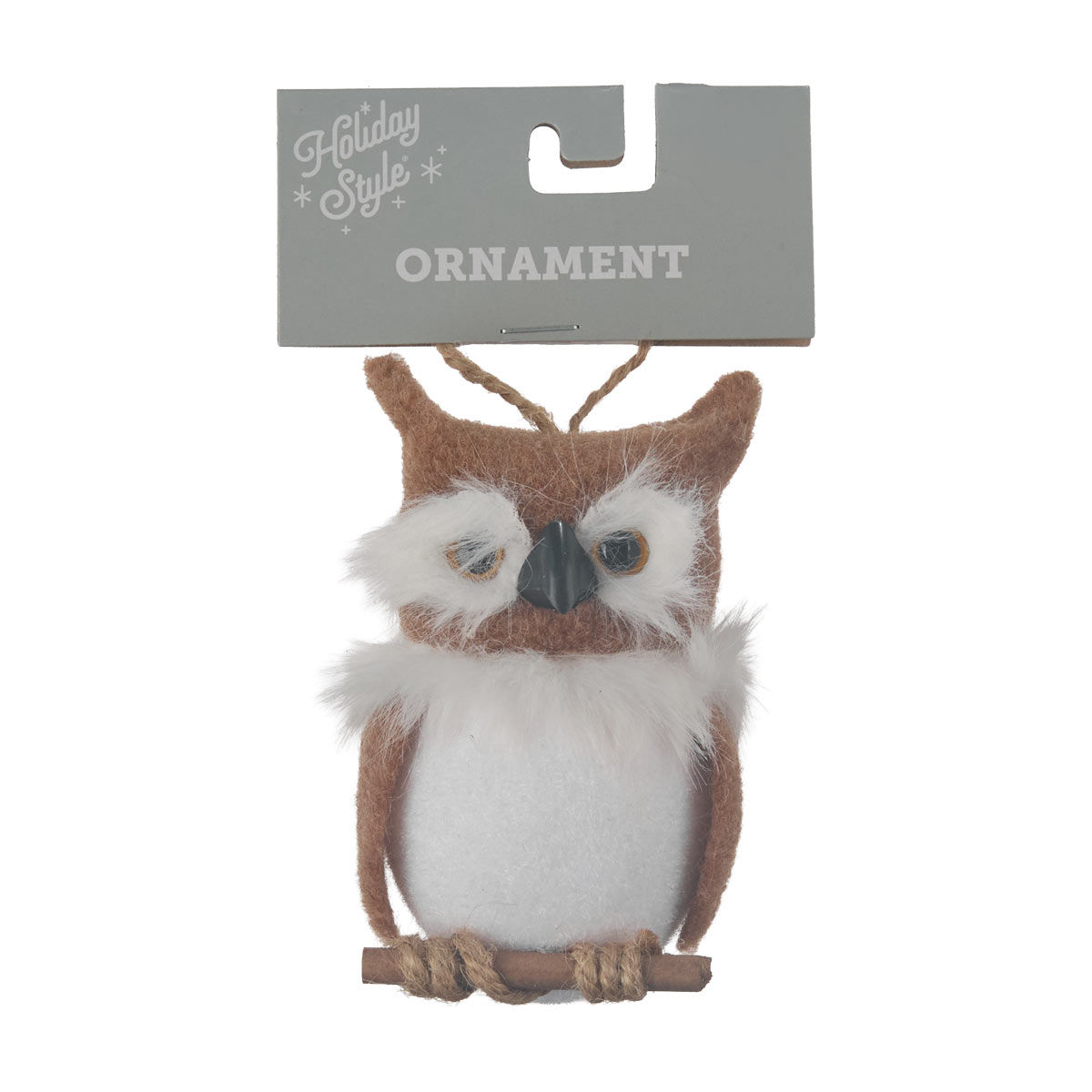 Holiday Style Christmas Owl Ornament