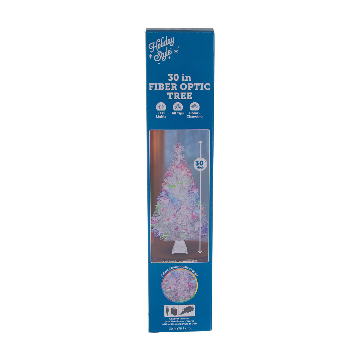 Christmas Fiber Optic Tree, 30 in