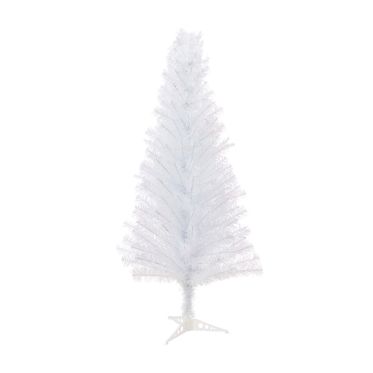 Christmas Artificial White Tree, 4 ft