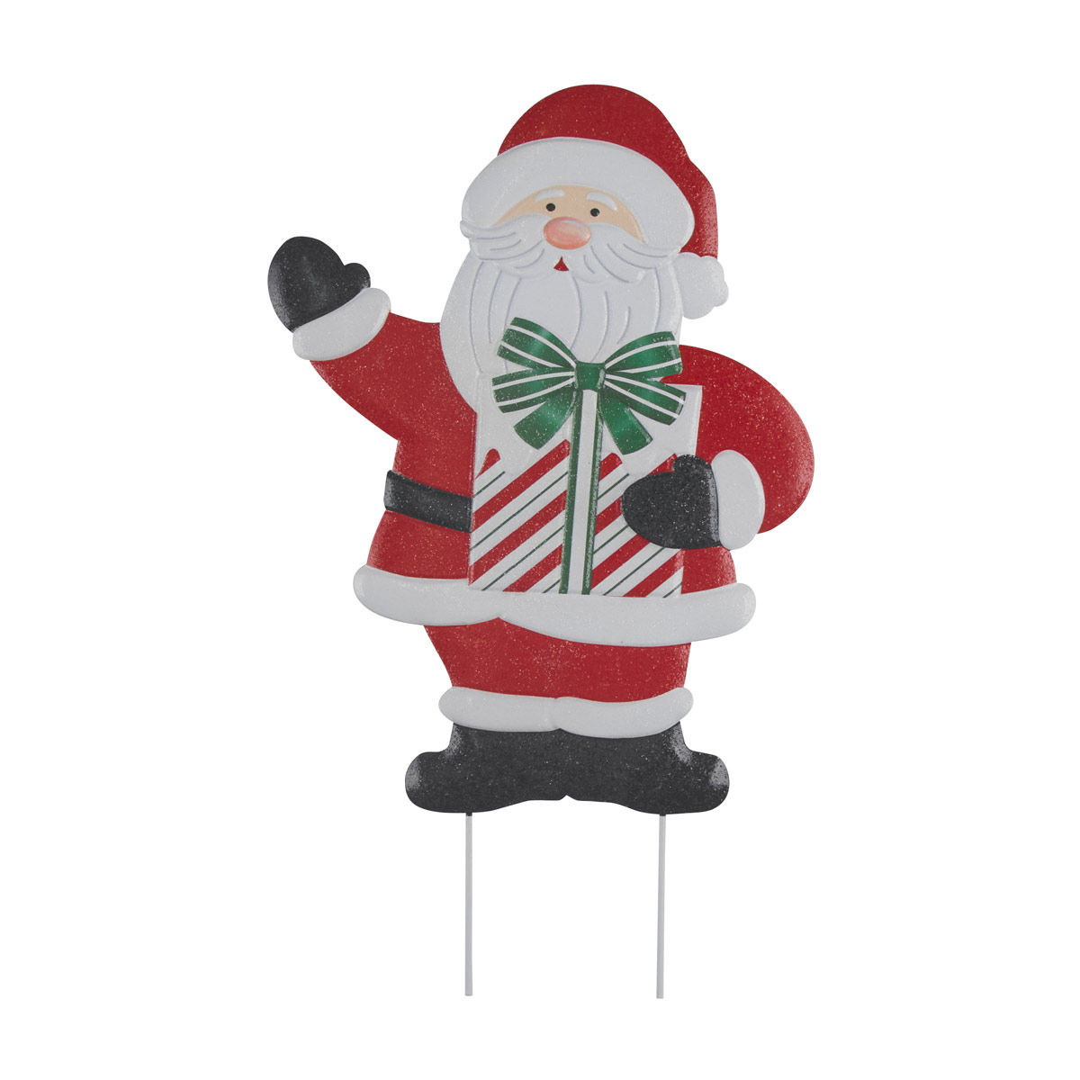 Christmas Santa & Snowman Yard Stake, 2 Assorted Designs