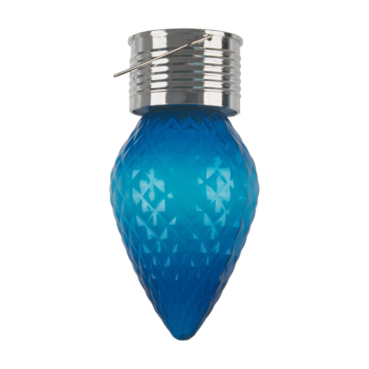 Holiday Style Solar Hanging Bulb, 4 Assorted Colors