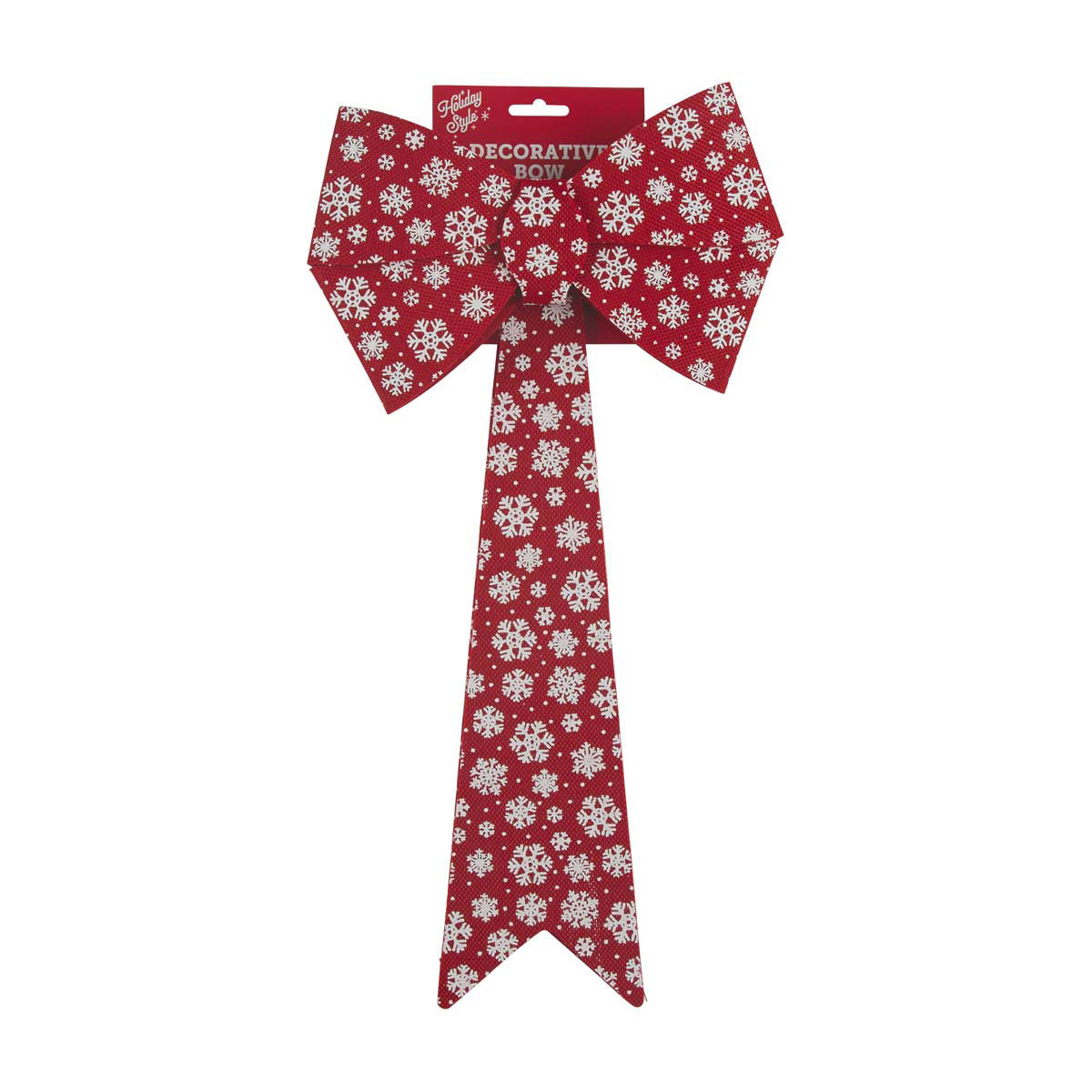 Holiday Style Christmas Snowflake Decorative Bow