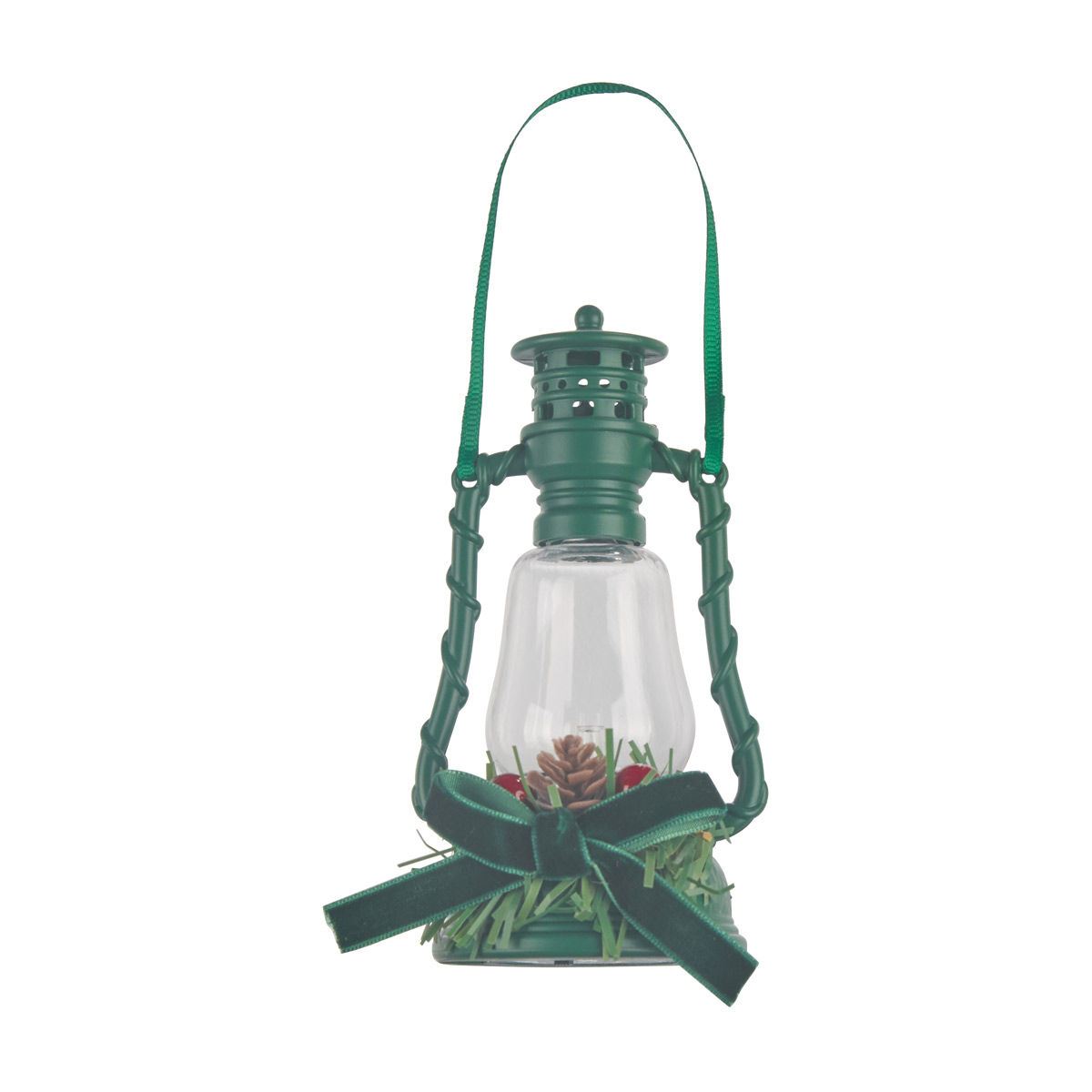 Christmas Light-Up Lantern Ornament, 2 Assorted Colors