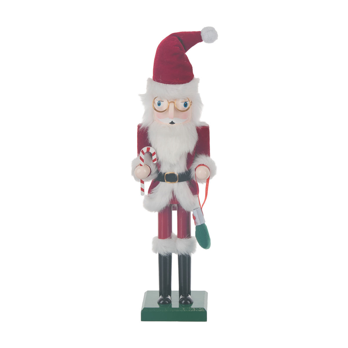 Christmas Wooden Santa Nutcracker Décor, 15 in