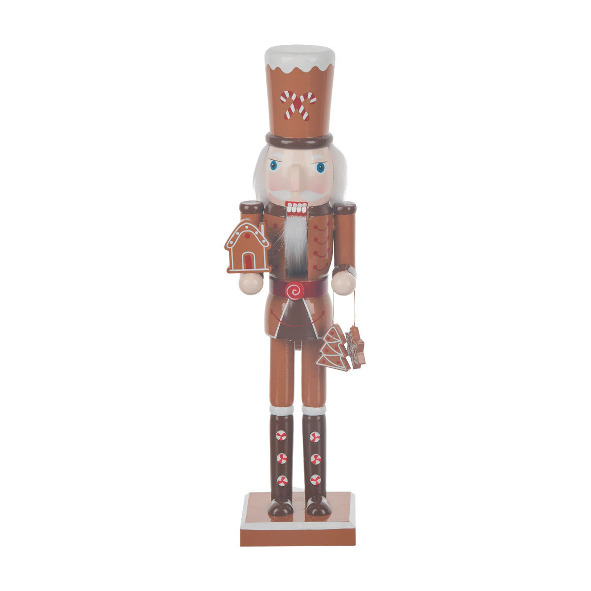 Christmas Wooden Gingerbread Nutcracker Décor, 15 in