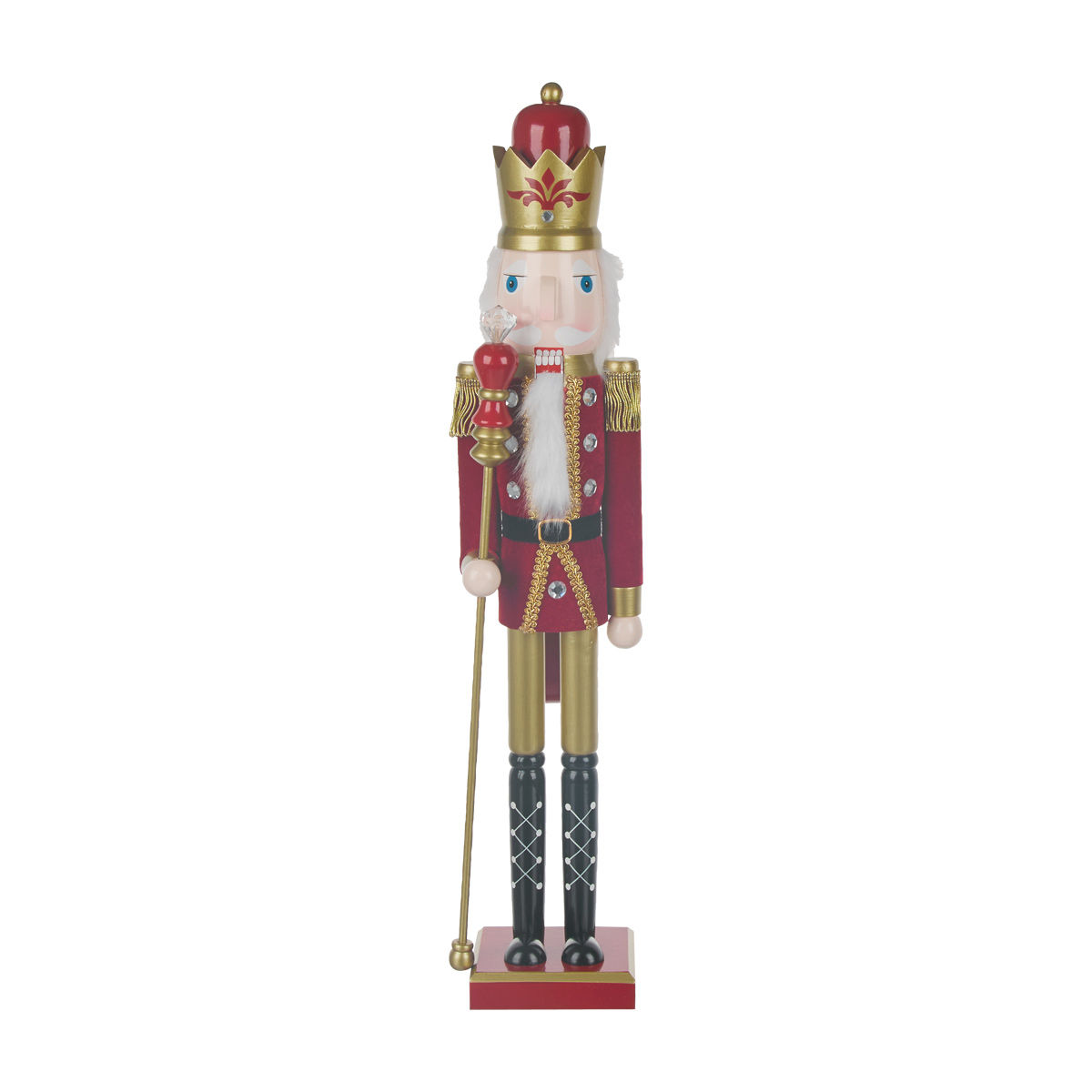 Christmas King Nutcracker Décor, 24 in