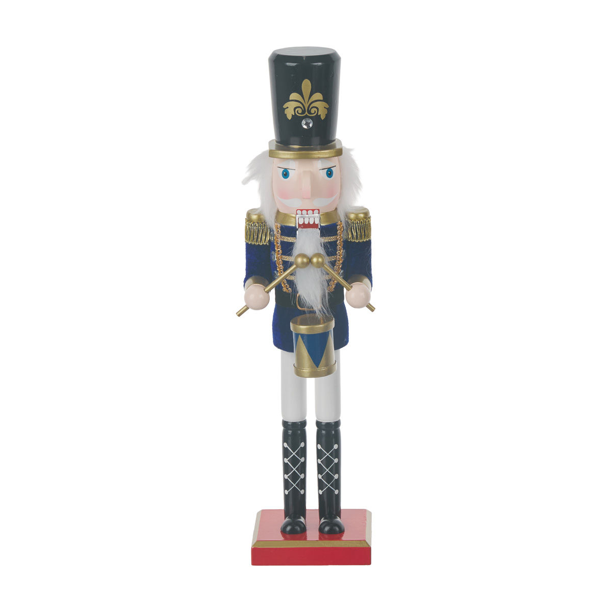 Christmas Drummer Nutcracker Décor, 15 in
