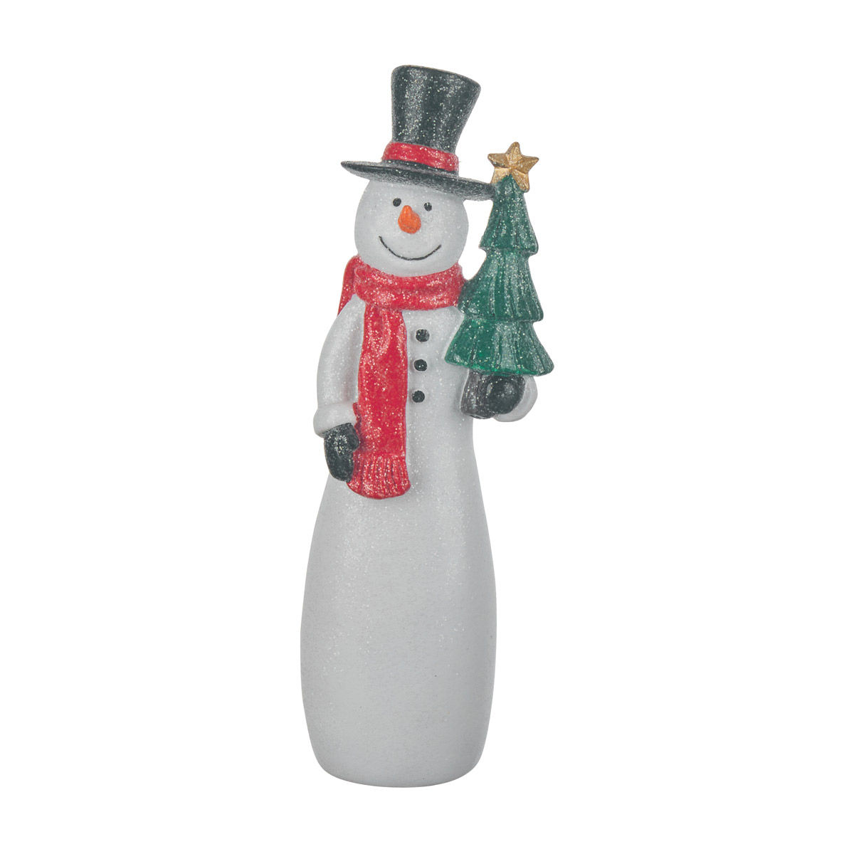 Christmas Resin Snowman Shaped Table Décor, Small