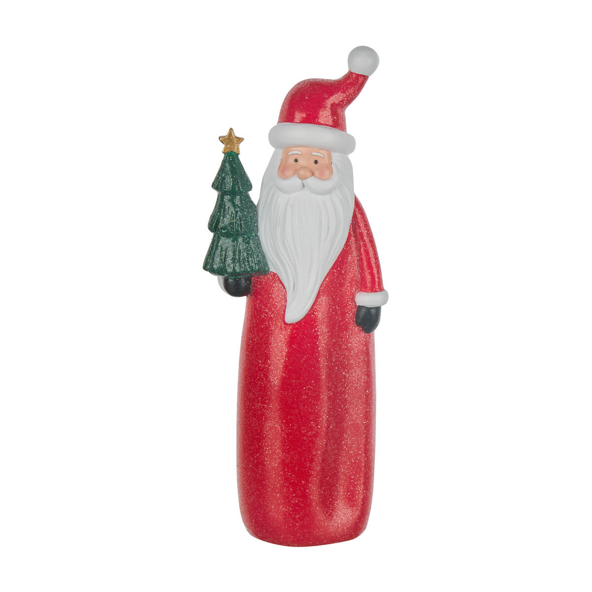 Christmas Resin Santa Shaped Table Décor, Large