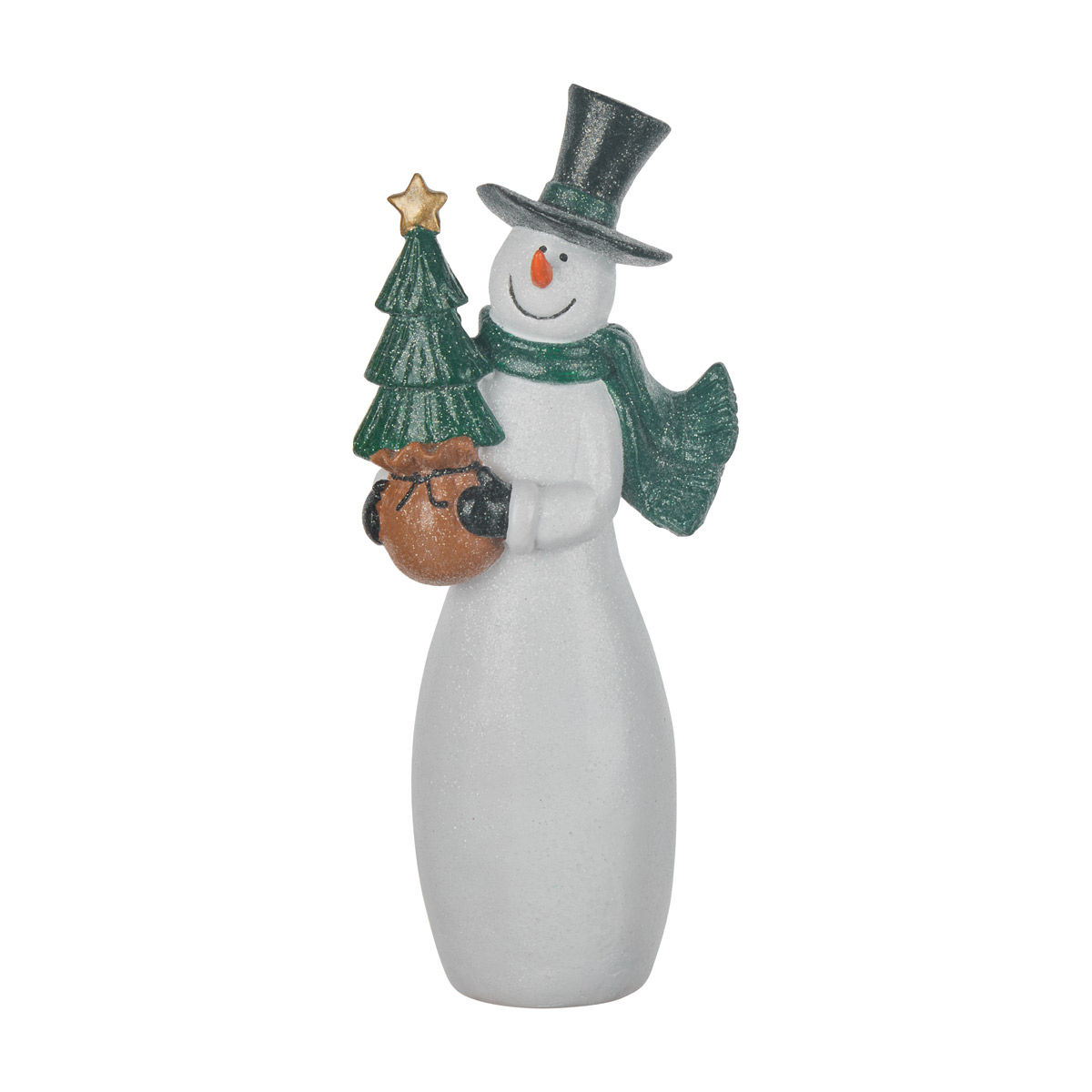Christmas Resin Snowman Shaped Table Décor, Large