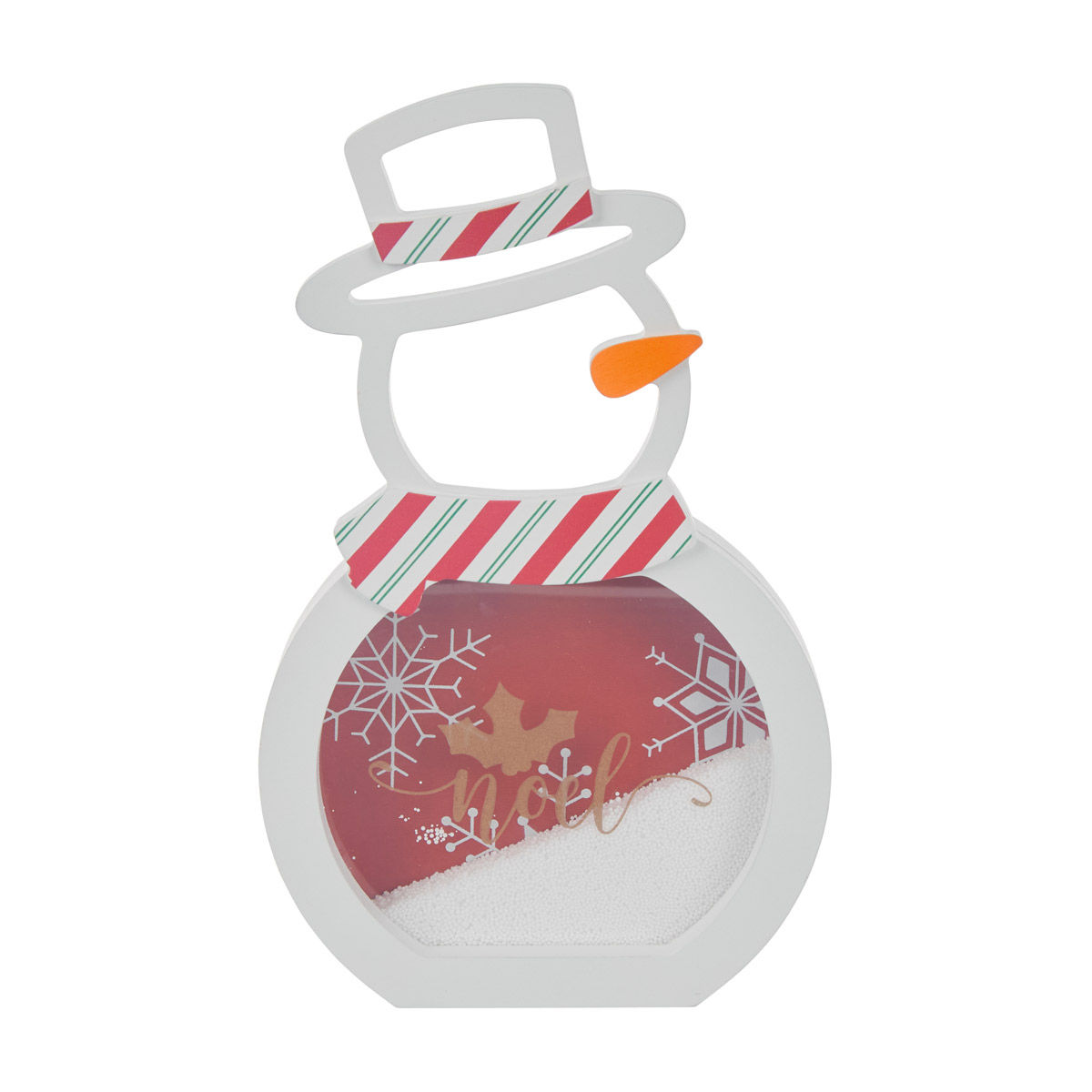 Christmas 'Noel' Print Snowman Table Décor