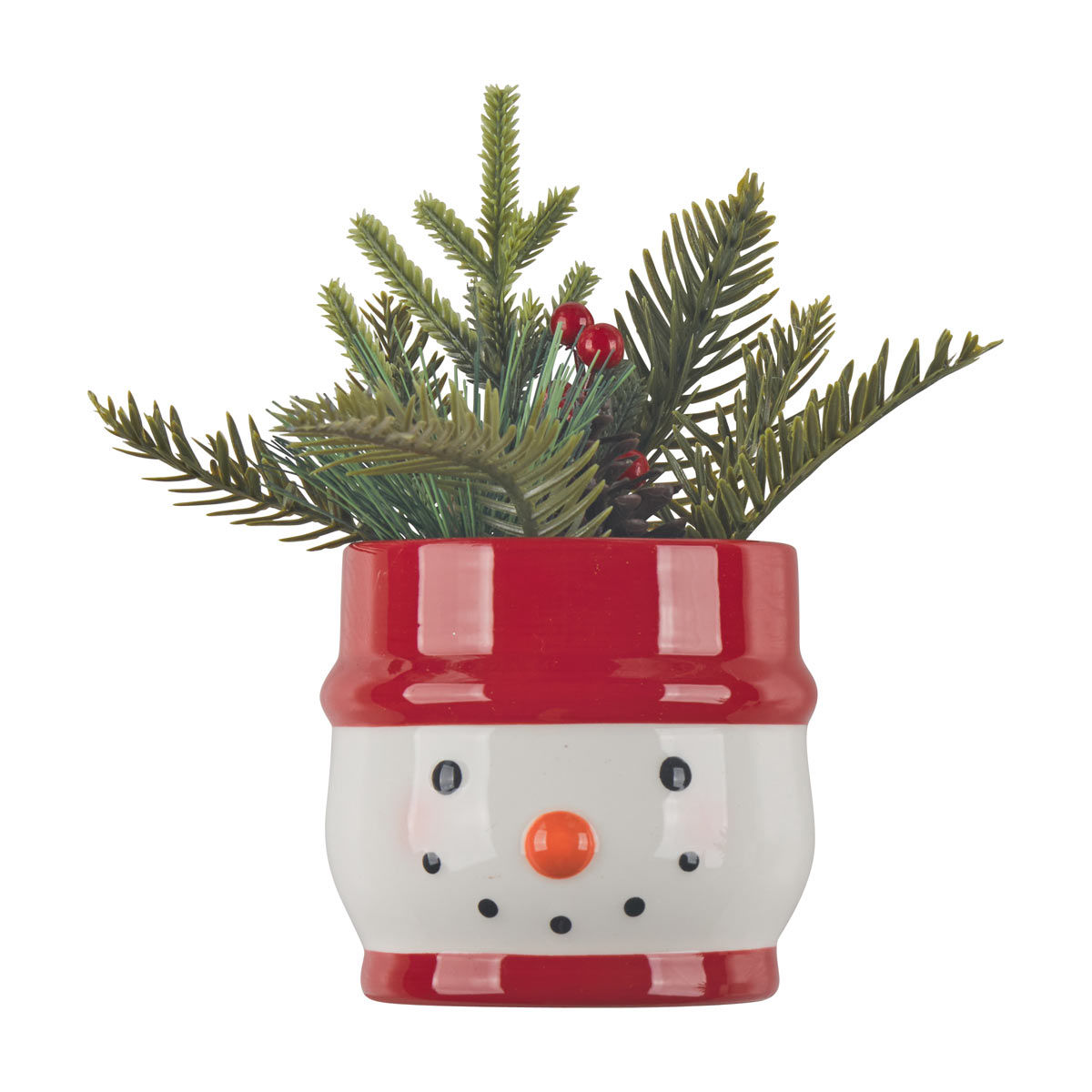 Christmas-Artificial-Plant-in-Ceramic-Red-Snowman-Pot
