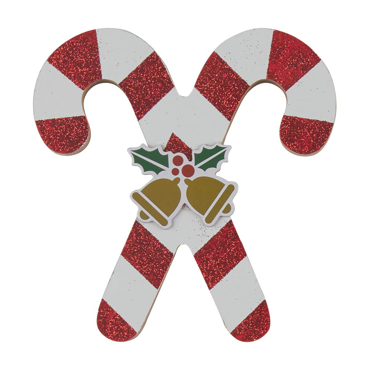 Christmas MDF Red and White Candy Cane Décor