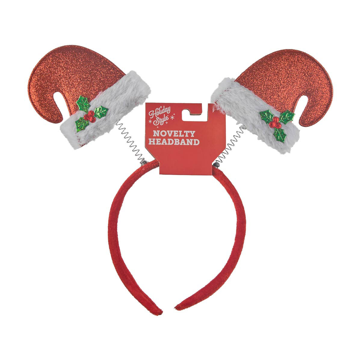 Holiday Style Christmas Elf Headband, 2 Assorted Designs