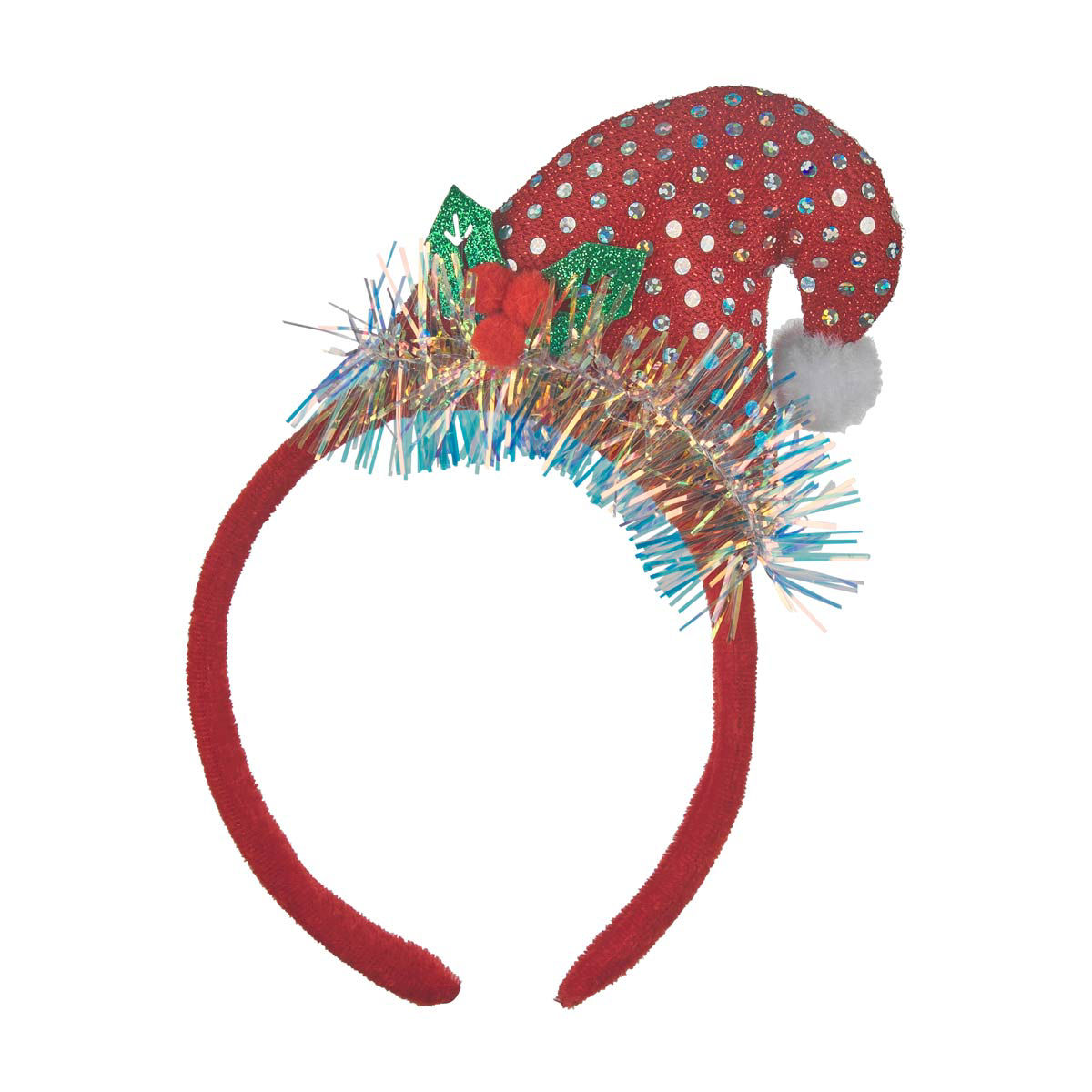 Holiday Style Christmas Novelty Hat Headband, 2 Assorted Styles