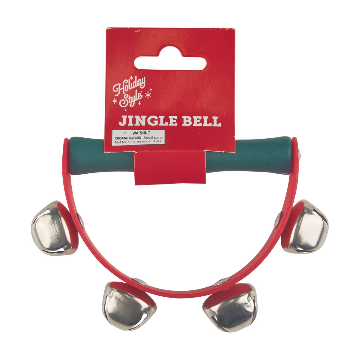 Christmas Handheld Jingle Bell Rattle