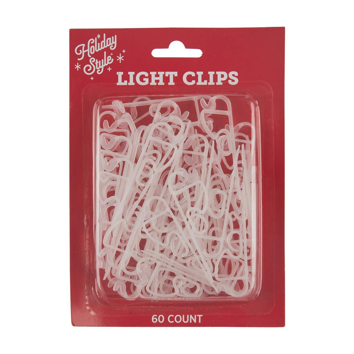 Holiday Style Light Clips, 60 ct