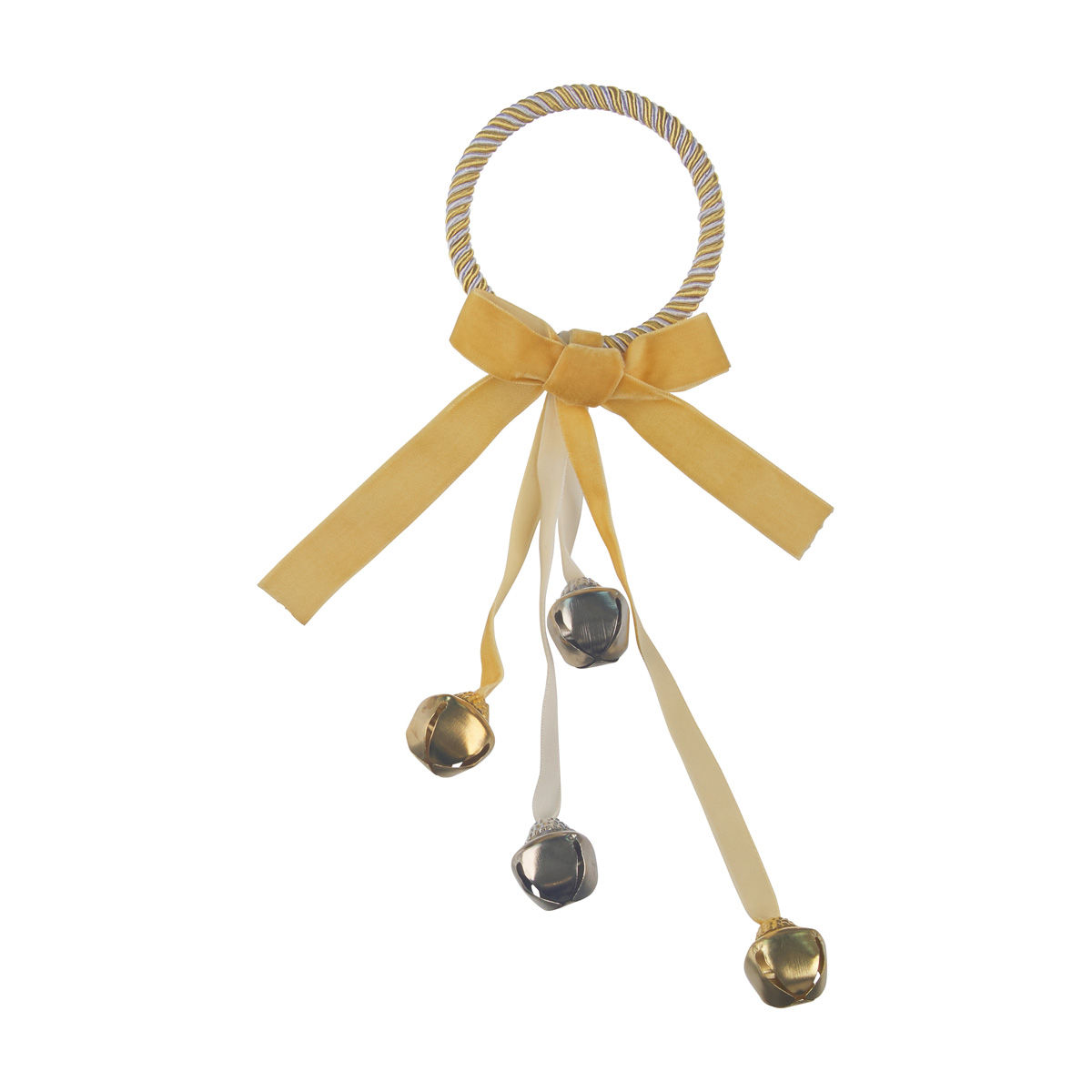 Christmas Bell Door Hanger, 4 Assorted Colors