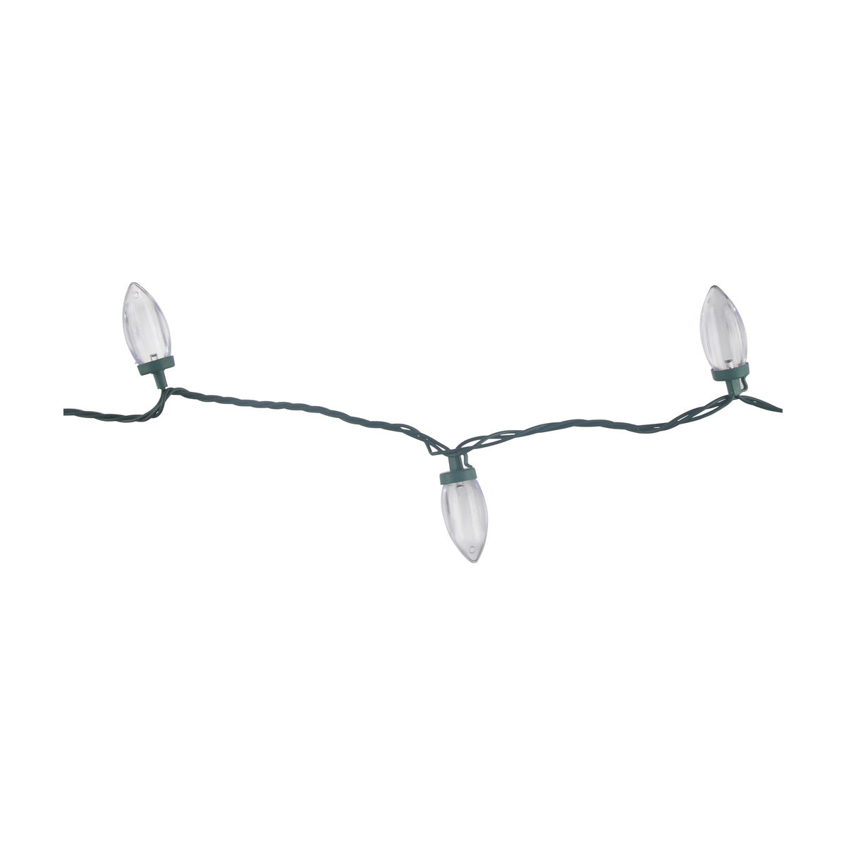 Holiday Style Christmas 50 Warm White LED C9 Lights, 29 ft