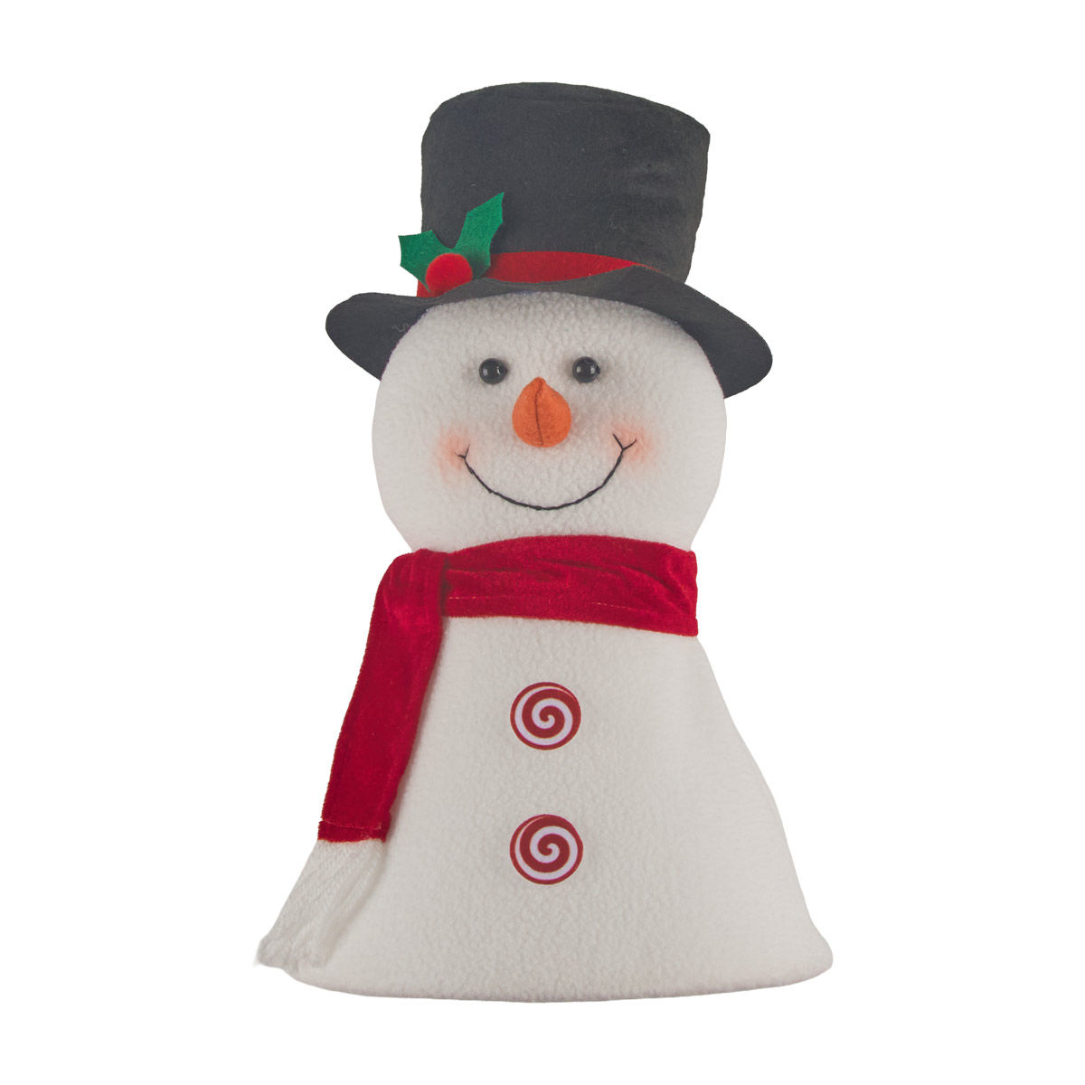 Christmas Snowman Plush Tree Topper