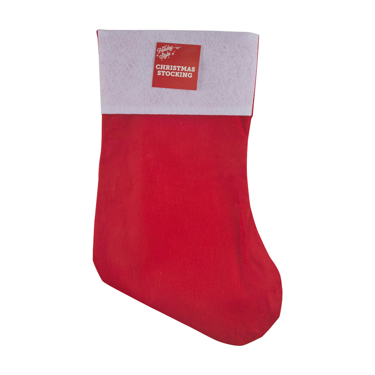 Holiday Style Christmas Felt Stocking, 17 in