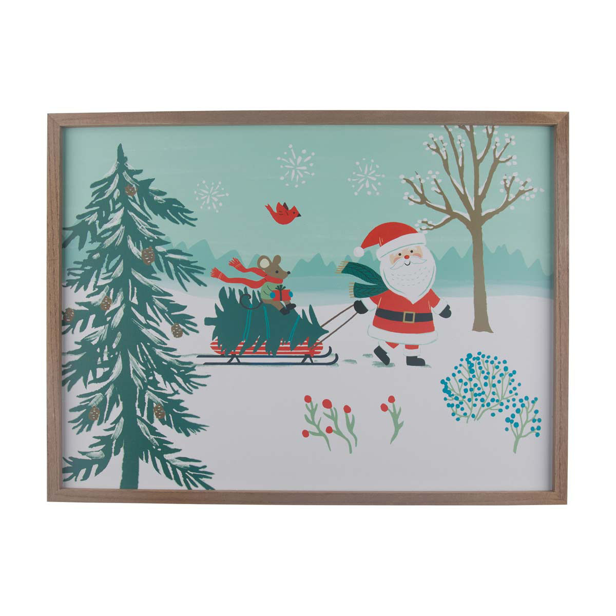 Hallmark Christmas Santa Canvas Décor