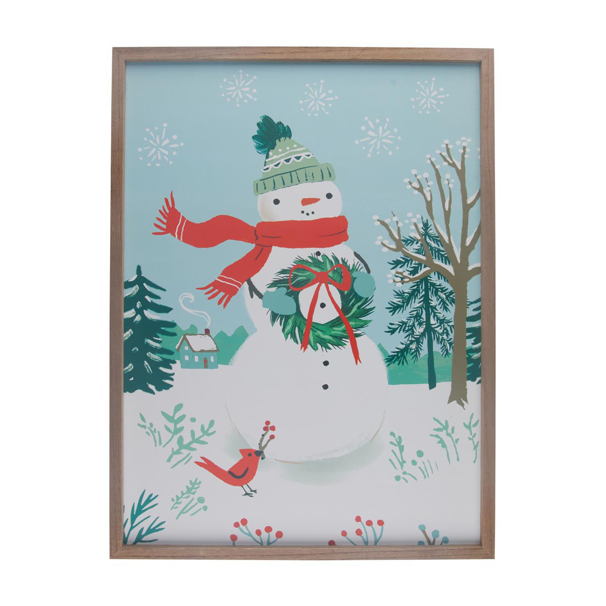 Hallmark Christmas Snowman Canvas Décor